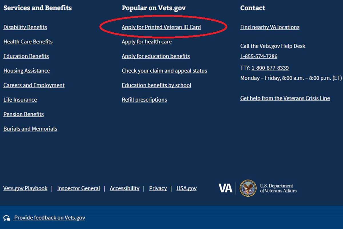 Veterans Can Now Apply For VA Identification Cards Military