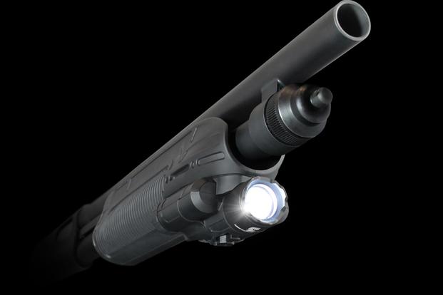 Adaptive Tactical LLC’s new EX Performance Tactical Light Forend for popular tactical shotguns that will be unveiled at 2019 SHOT Show. (Image: Adaptive Tactical)