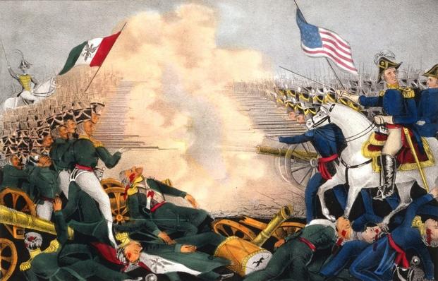 When the only southern border wall was one made of gunpowder smoke.