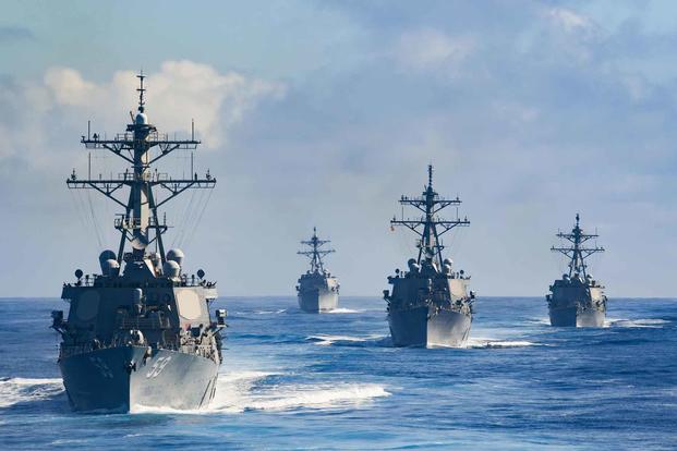 US Navy Ships Destroyers