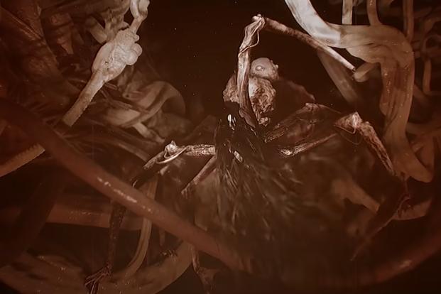 Players have to maintain their humanity in the hellish journey of Post Trauma. This woman did not. (Screenshot courtesy of Raw Fury) Players have to maintain their humanity in the hellish journey of Post Trauma. This woman did not.