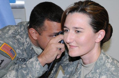military ear exam