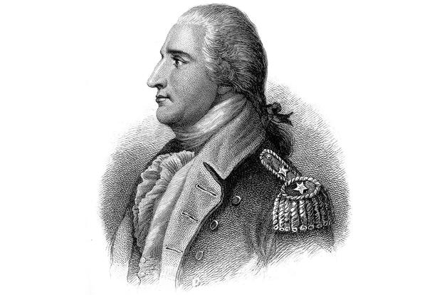 Benedict Arnold. Copy of engraving by H.B. Hall after John Trumbull.