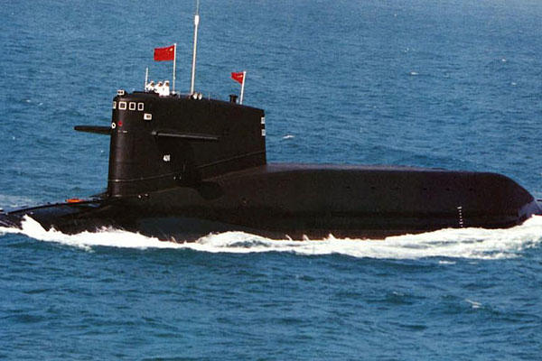 Chinese submarine. People's Liberation Army Navy photo