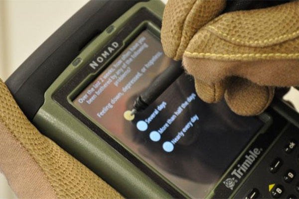 The new Defense Automated Neurobehavioral Assessment tool is a mobile application designed to help medical providers identify cases of traumatic brain injury in almost any setting. (AnthroTronix, Inc. Photo)