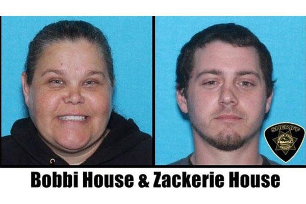 Bobbi and Zackerie House are wanted for fraud in Oregon. (Marion County Sheriff's Office)
