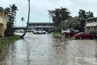 Hurricane Ian flooding hits Naval Air Station Key West.