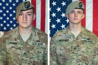 Army Rangers Sgt. Cameron H. Thomas and Sgt. Joshua P. Rodgers were killed in a raid on ISIS in Afghanistan, the Pentagon announced. (U.S. Army Photo)