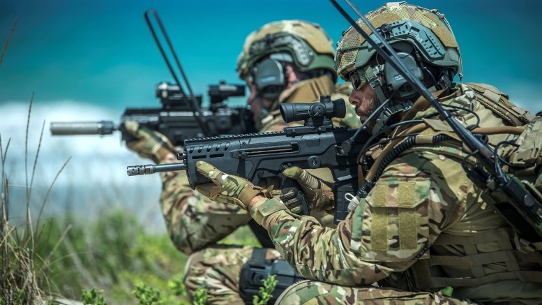 Israel special force with 7.62mm Tavor-7