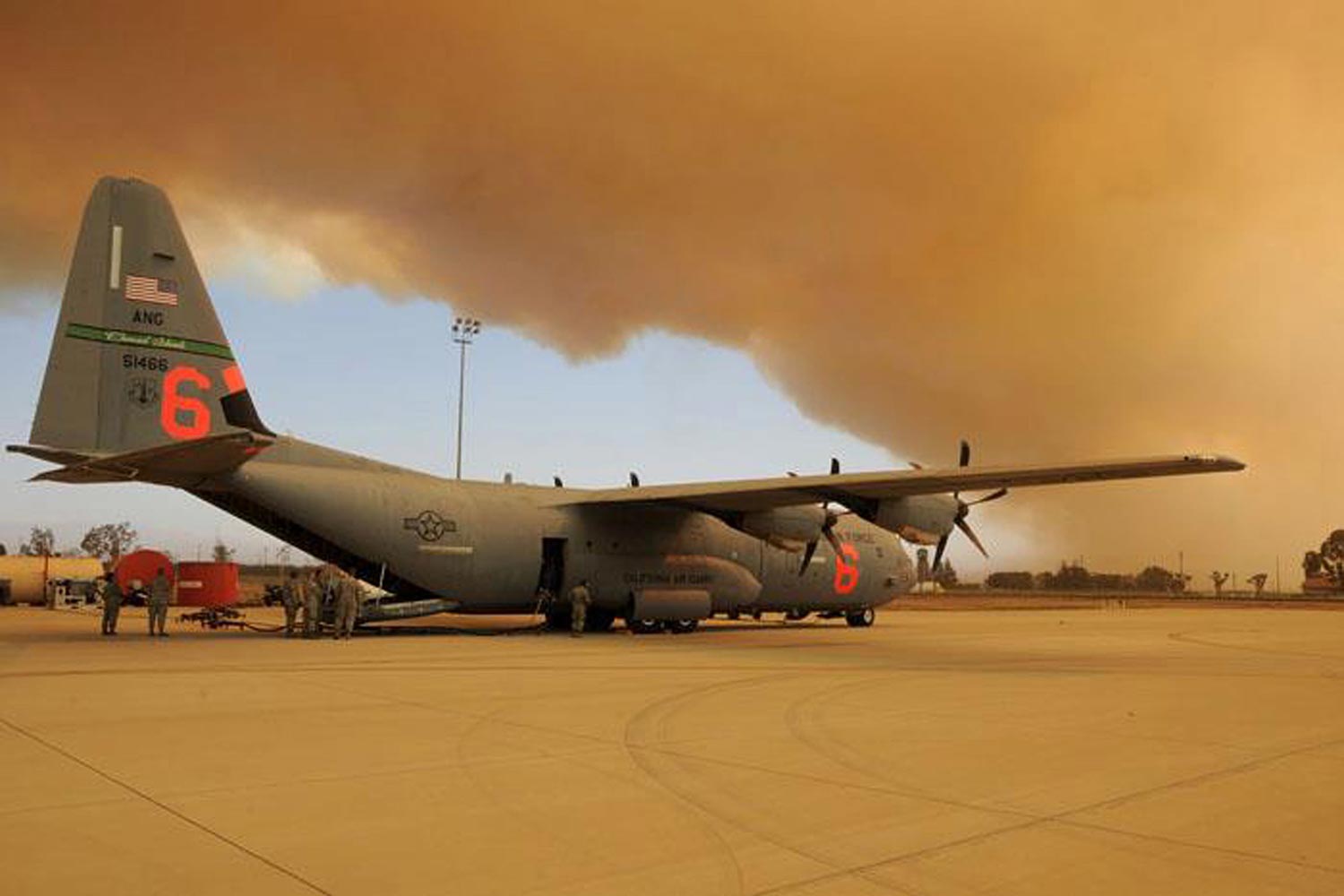Reaper Drones, C-130Js Join Battle Against California Wildfires