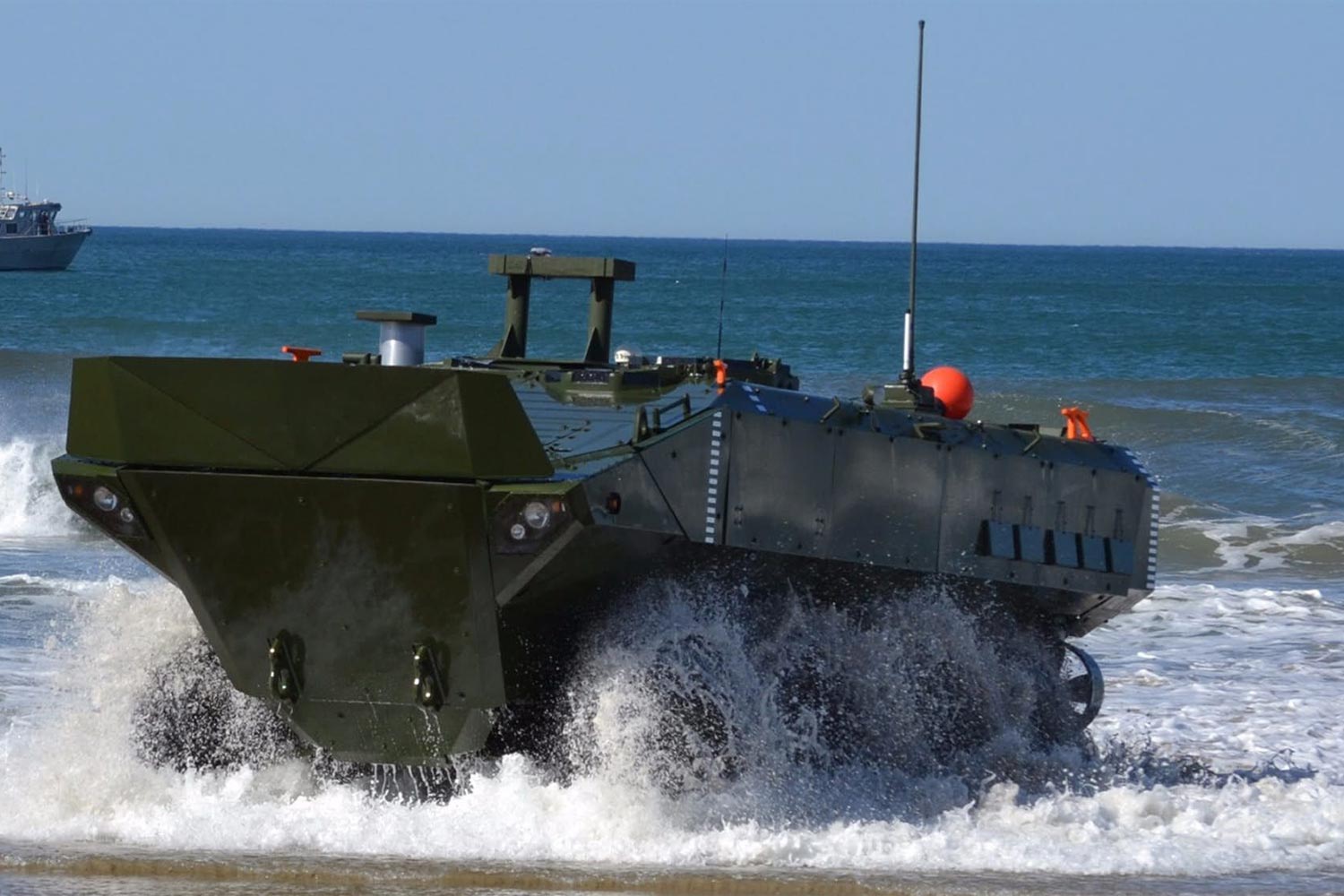 BAE Systems Will Make Marines' New Wheeled Amphibious Combat Vehicle