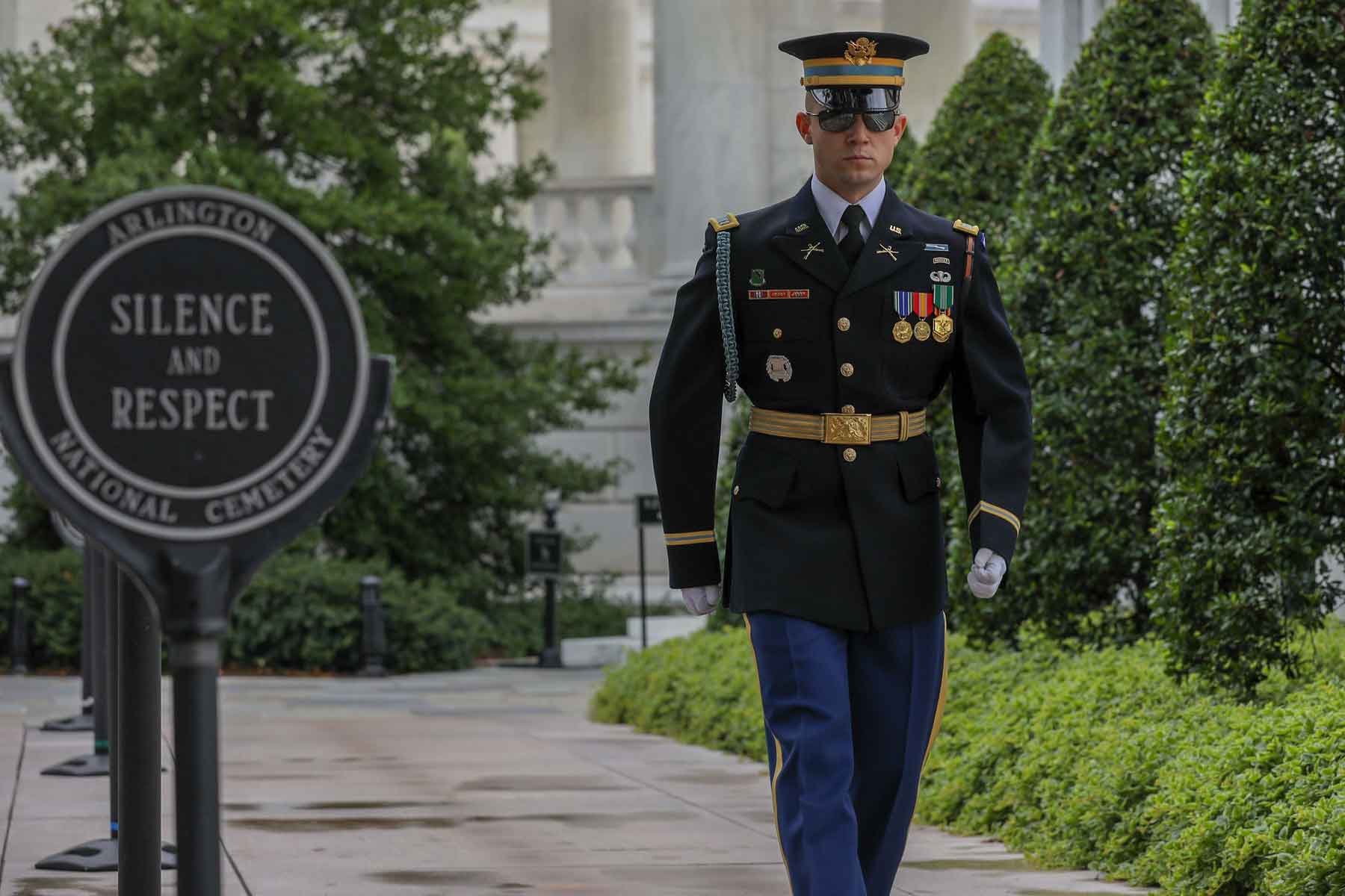 Tomb of the Unknown, Arlington Cemetery USA