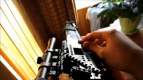Guy Builds Sniper Rifle Out of Legos