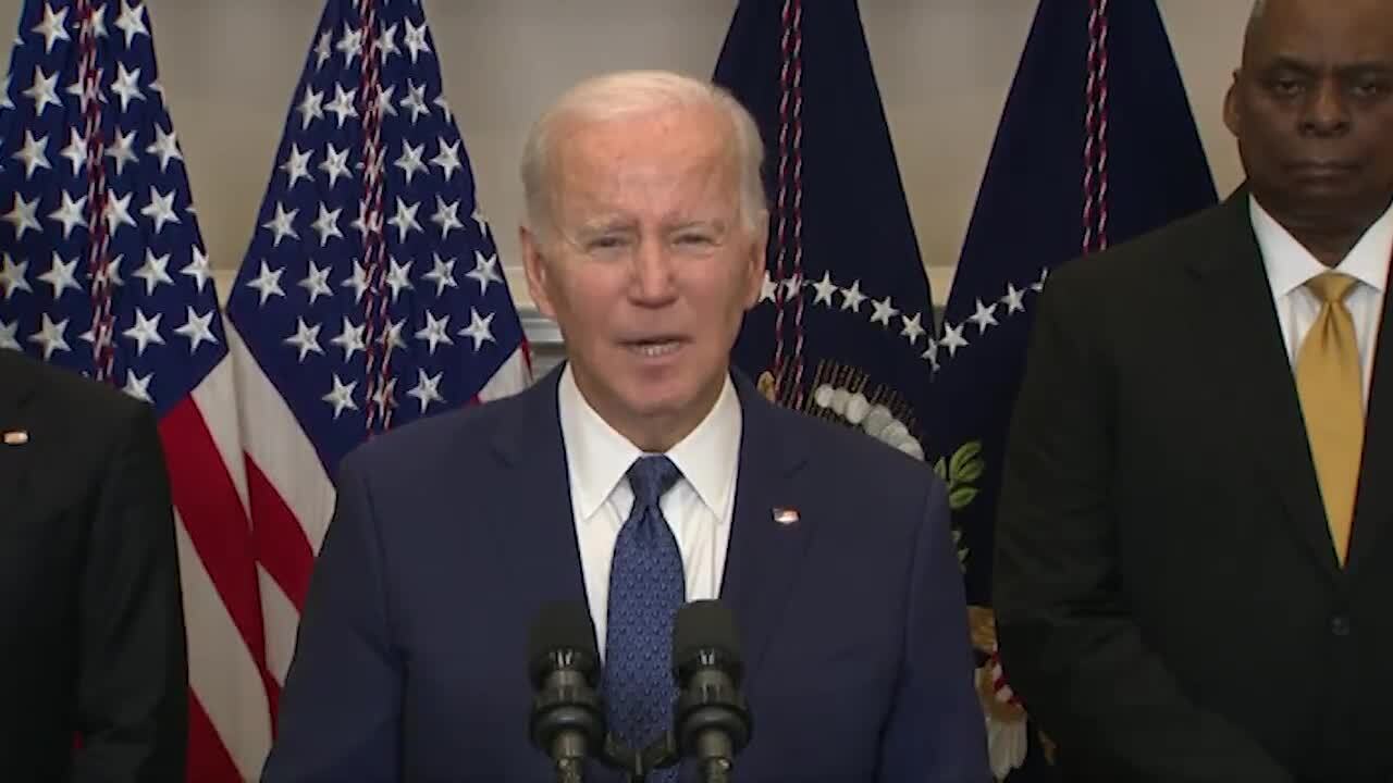 Biden Says Supporting Ukraine a 'Worldwide Commitment'