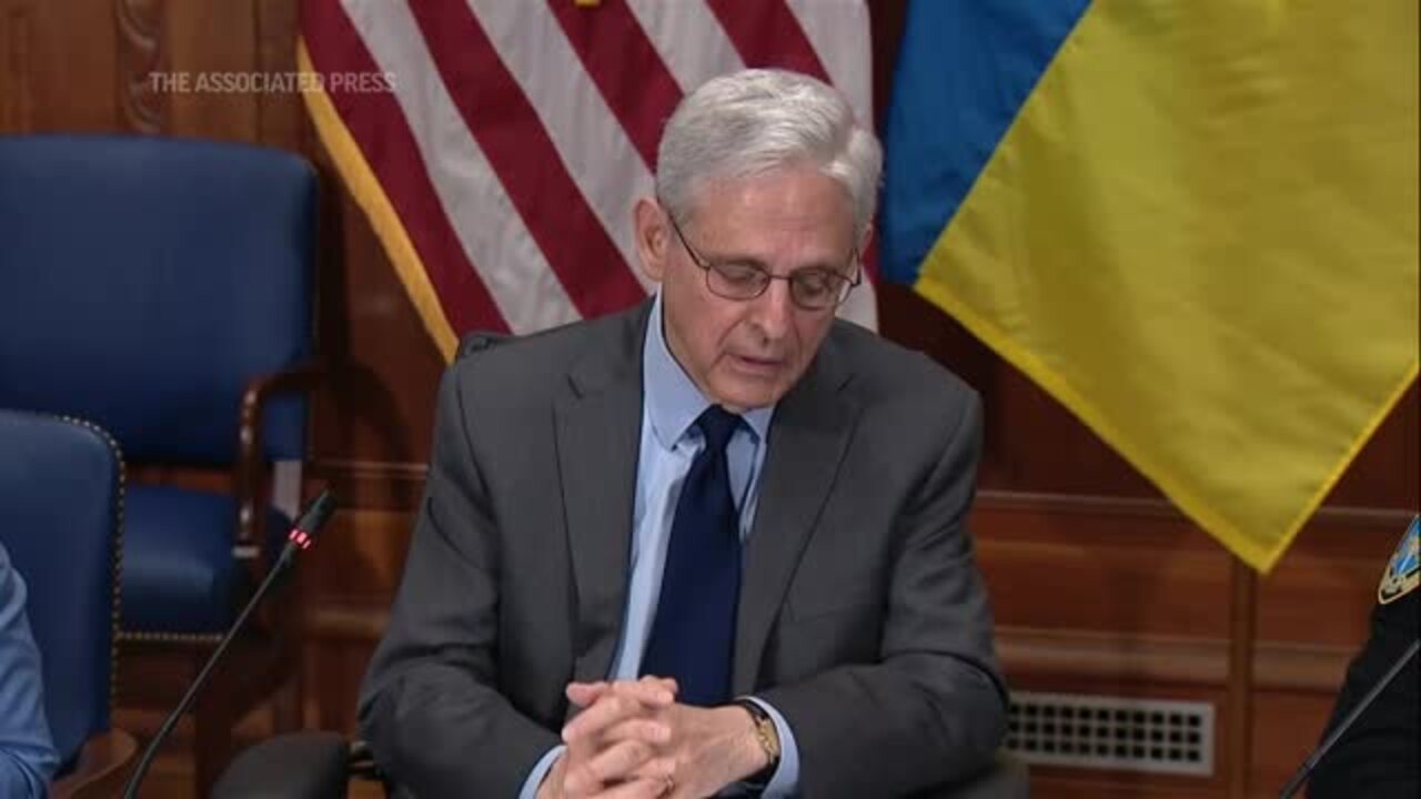 Garland Meets With Ukrainian Counterpart at DOJ