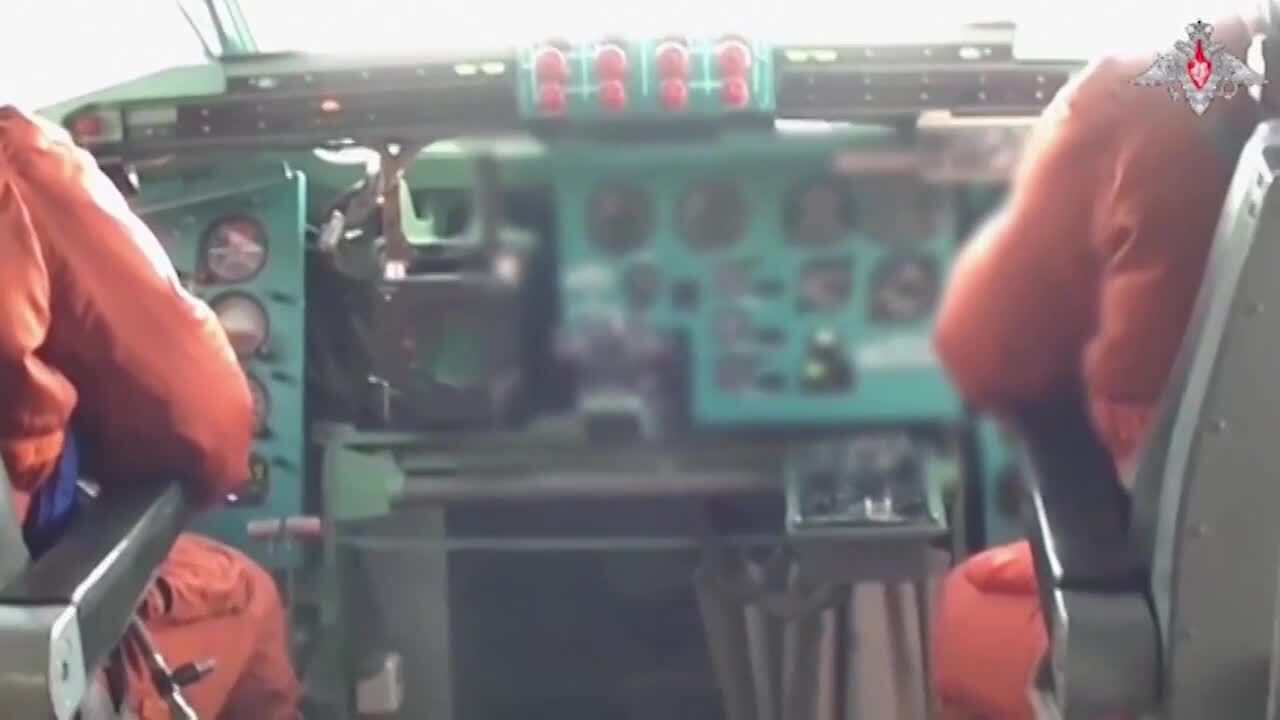 Russian Bombers Fly over Bering Sea