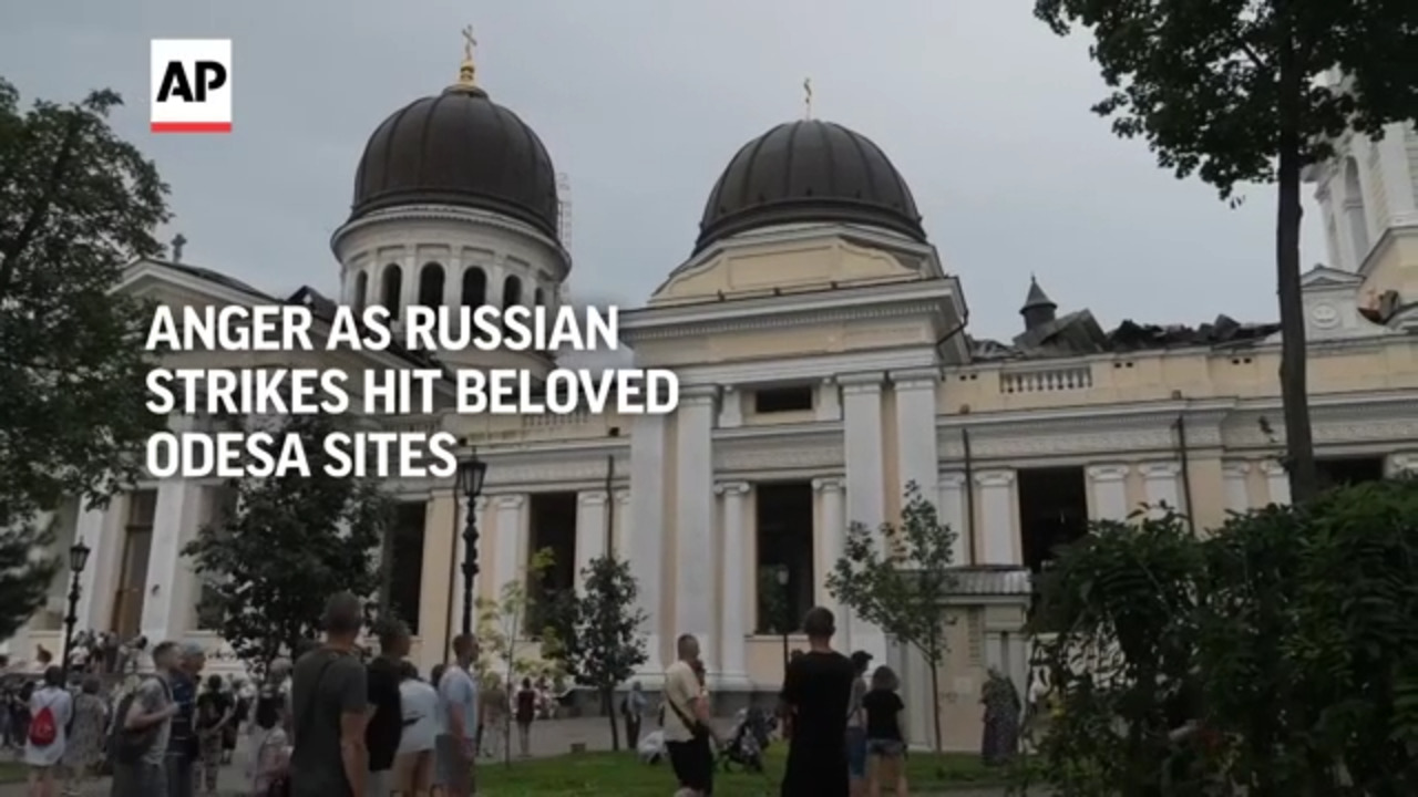 Anger as Russian Strikes Hit Beloved Odesa Sites