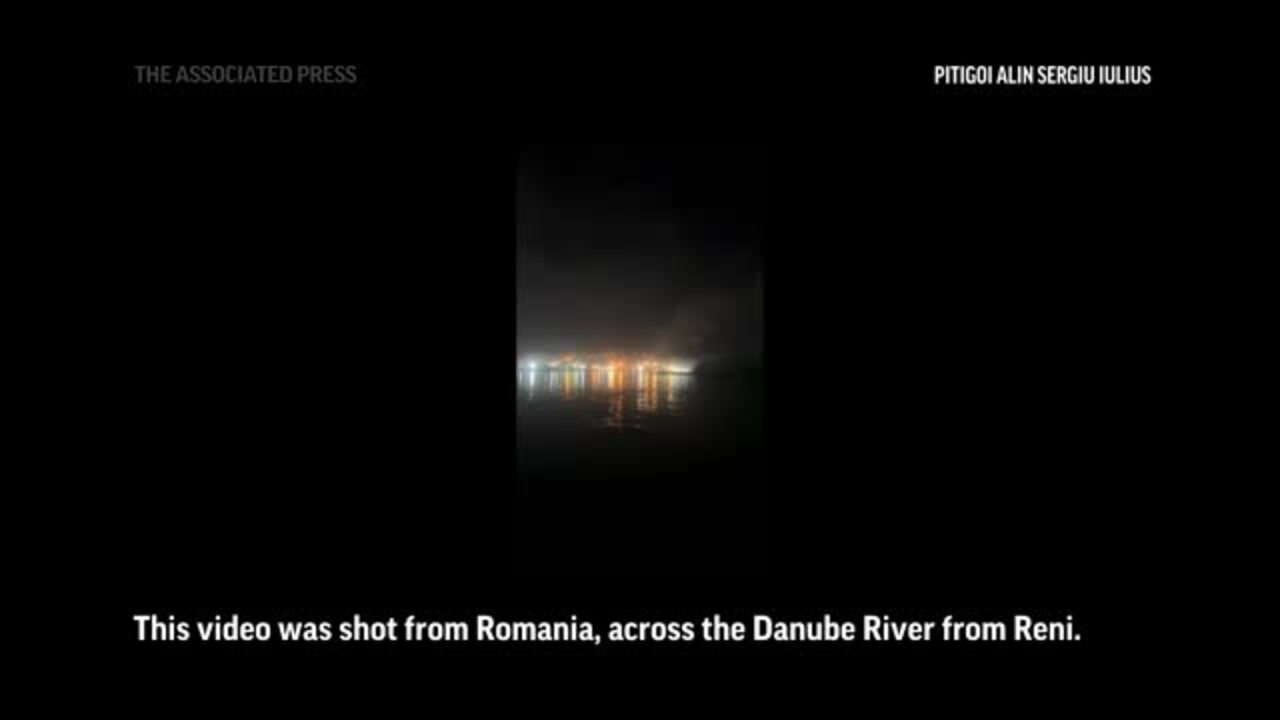 Russian Drones Strike Ukrainian Port of Reni