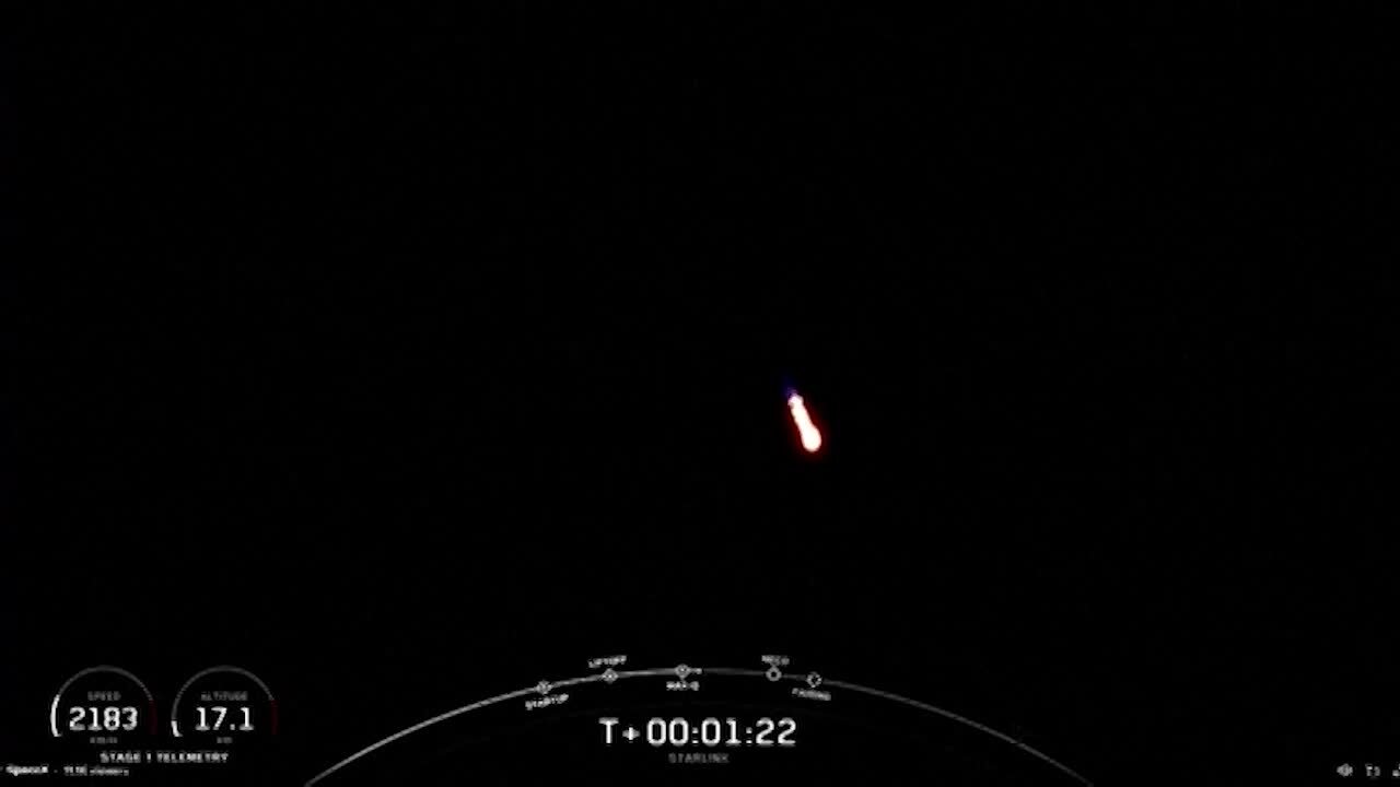 SpaceX Rocket Carrying 21 Starlink Satellites Into Orbit Launched From California