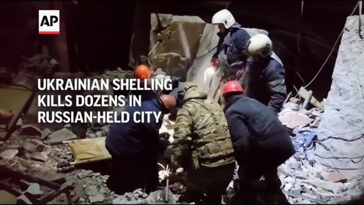 Ukrainian Shelling Kills Dozens in Russian-Held City