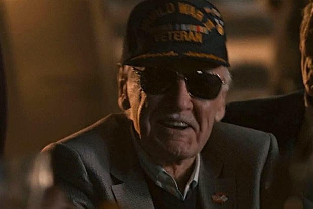Stan Lee making a cameo as a World War II veteran in "Avengers: Age of Ultron."