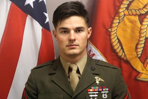 Staff Sgt. Joshua Braica, a 29-year-old critical skills operator with 1st Marine Raider Battalion, died on Sunday from injuries he sustained during a vehicle rollover during a training exercise in California. (U.S. Marine Corps)