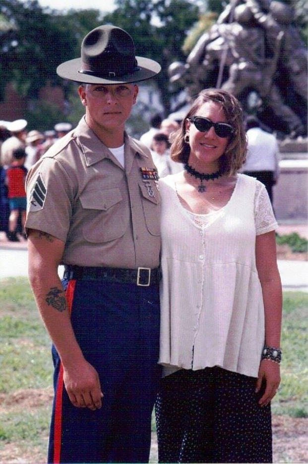 Marine Sgt. Richard Stumpf and Carla Stumpf-Patton (Courtesy of Carla Stumpf-Patton)