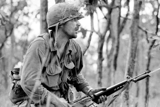 Retired Army Reserve Col. Cyril Richard "Rick" Rescorla, who is credited with saving many lives during 9/11, is pictured here when he served during the Vietnam War. (Photo Credit: U.S. Army)