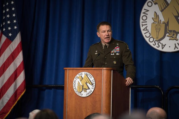 Gen. James C. McConville speaks Association of the United States Army's 2019 Annual Meeting