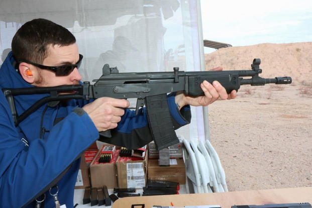 Galeo SBR, a copy of the classic Israeli Galil 5.56mm rifle