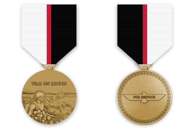 War on Drugs Service Medal