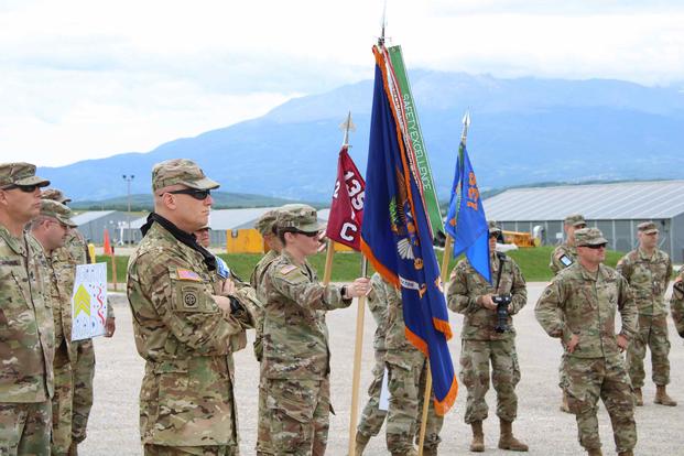 U.S. Army Soldiers with Kosovo Force Regional Command East.
