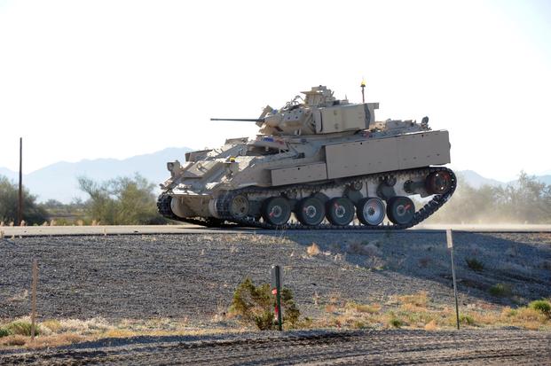 Since May 2019, U.S. Army Yuma Proving Ground has been testing Advanced Running Gear (ARG) for potential use on the future NGCV Optionally Manned Fighting Vehicle.