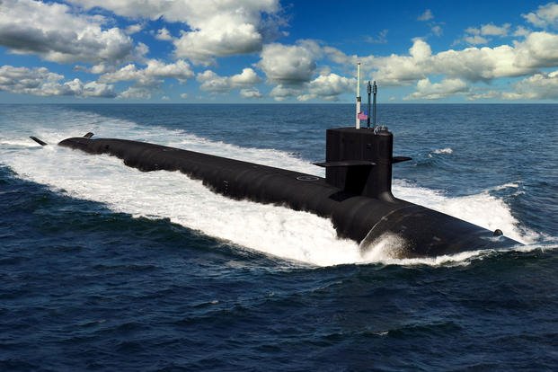 artist rendering of the future U.S. Navy Columbia-class ballistic missile submarines