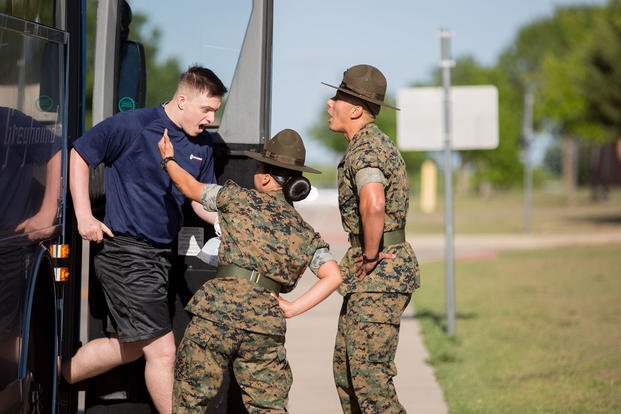 Future Marines see what boot camp is like