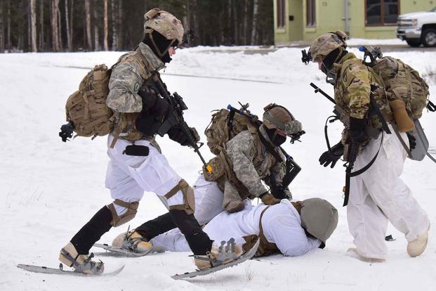 Paratroopers at Exercise Arctic Warrior in Alaska