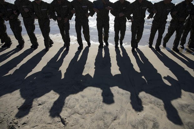 Navy SEAL candidates BUD/S training