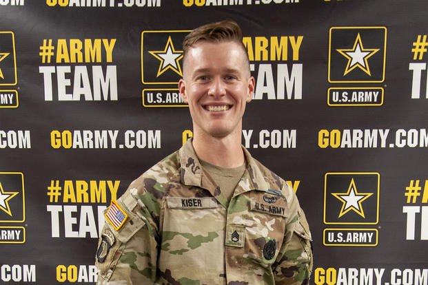 Army recruiter staff sergeant Hunter Kiser