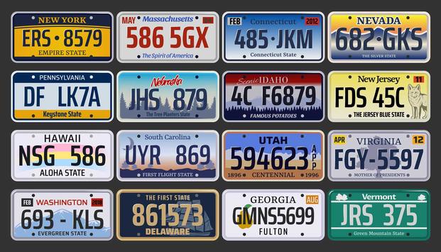 car registration plates