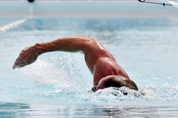 The importance of a streamlined swimming stroke