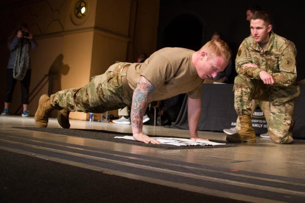 Push-ups are integral part of military workouts.