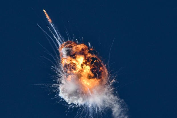 A rocket launched by Firefly Aerospace explodes