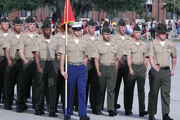 Graduation at Marine Corps Recruit Depot Parris Island