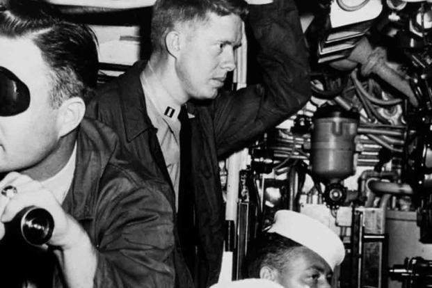 Lt. Jimmy Carter in main control room of USS K-1.