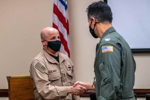 Master Chief Petty Officer of the Navy Russell Smith at NAS Oceana