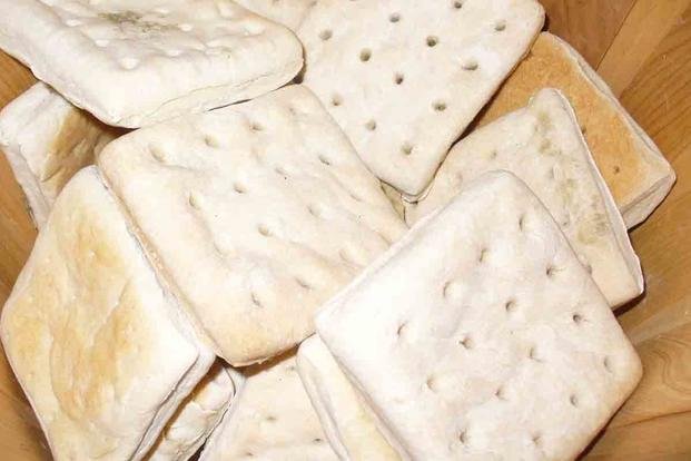 Hardtack: Less taste, more filling.