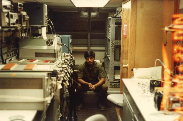 Ajay Vyas during his Army service (courtesy Vyas family) Ajay Vyas uniform