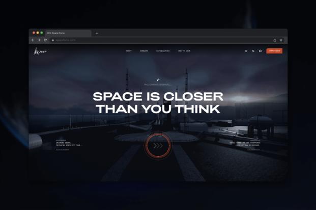 The Space Force redesigned its recruiting website as it marks its third anniversary.