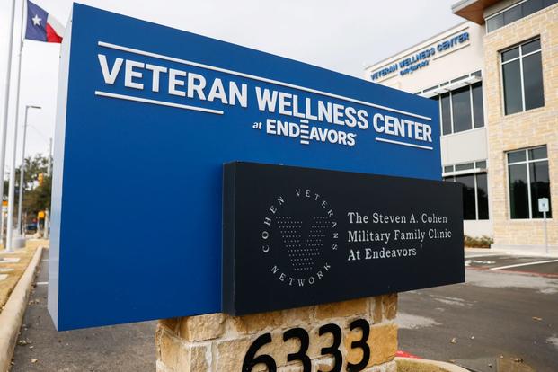 The Endeavors Veteran Wellness Center in San Antonio on Monday, Jan. 2, 2023. The Pink Berets, a nonprofit that helps women soldiers and veterans suffering from post-traumatic stress disorder (PTSD), as well as mental and emotional trauma, operates at this center. (Lola Gomez/The Dallas Morning News/TNS) The Endeavors Veteran Wellness Center in San Antonio.