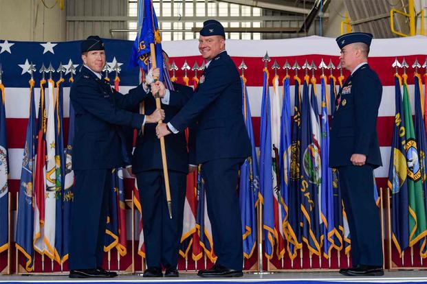 Col. Gregory Mayer change of command ceremony.